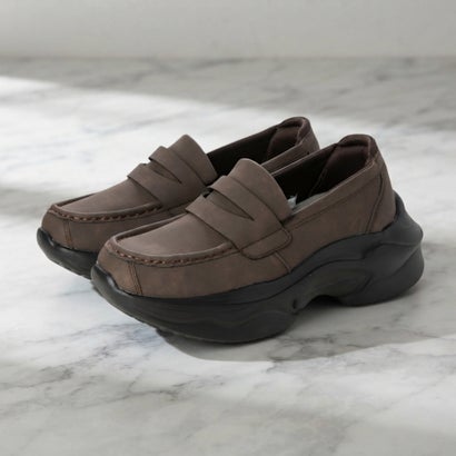 【Kitson】ボリュームソール ローファー スニーカー スリッポン （BROWN）｜詳細画像