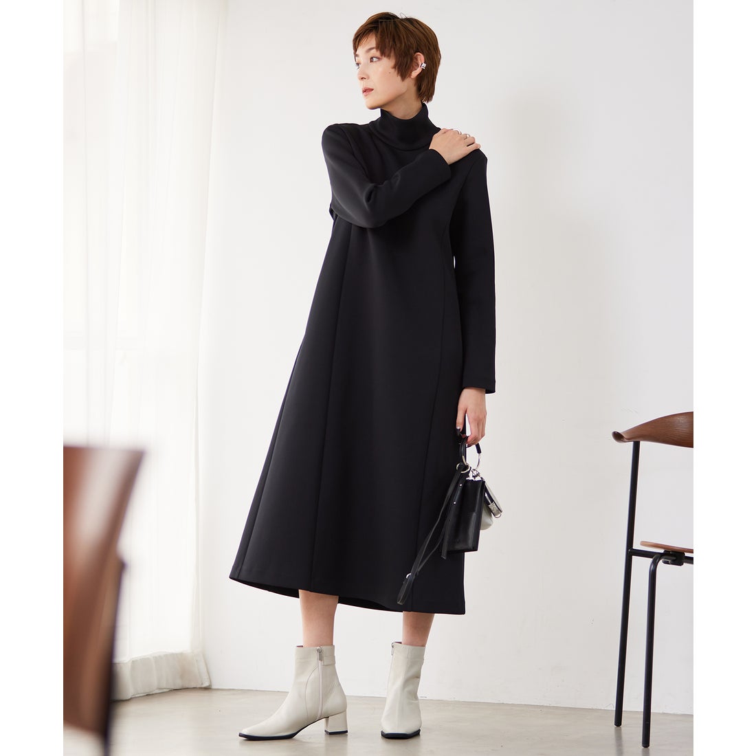 ICB 【WEB限定カラーあり・洗える】 ヘヴィダンボール ワンピース 