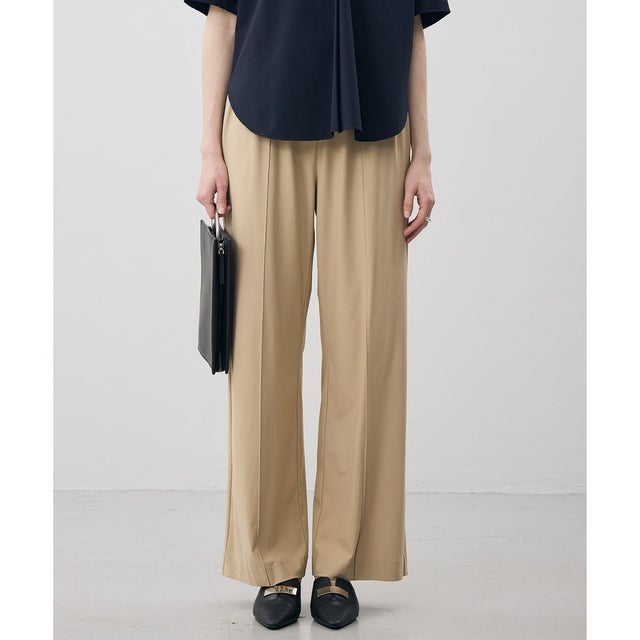 【WEB限定カラーあり】マットスキューバ トラックワイドパンツ （ベージュ）