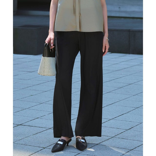 【WEB限定カラーあり】マットスキューバ トラックワイドパンツ （ブラック）
