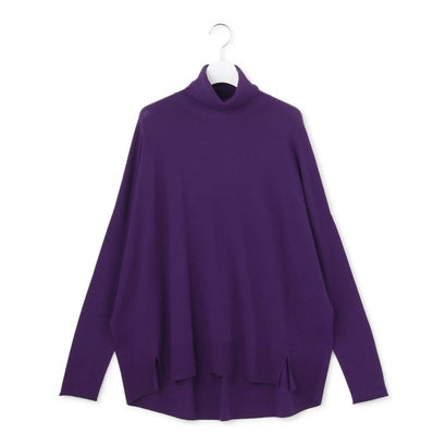 ICB 【WEB限定カラーあり】ヴィスコースワイド タートルネックプルオーバー （ダスティピンク×ブラック［WEB限定］）｜詳細画像