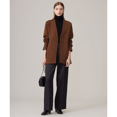 【洗える】シャイニースムースジャケット （コーヒー系）｜詳細画像