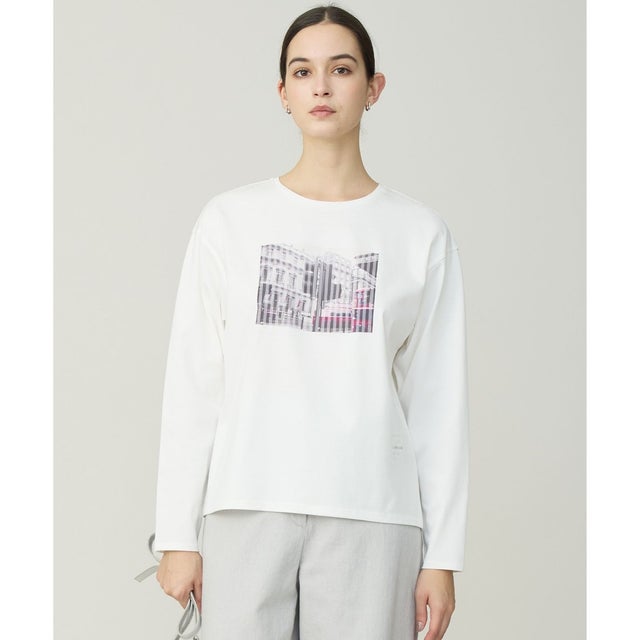 【30th ANNIVERSARY】 LONDONフォトプリント ロングスリーブTシャツ （オフホワイト）