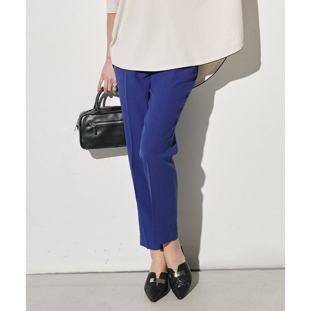 【WEB限定カラーあり】FluidBackSatin ドロストパンツ （ロイヤルブルー）