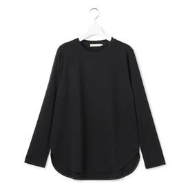 シンプルジャージー ロングスリーブTシャツ （ブラック）