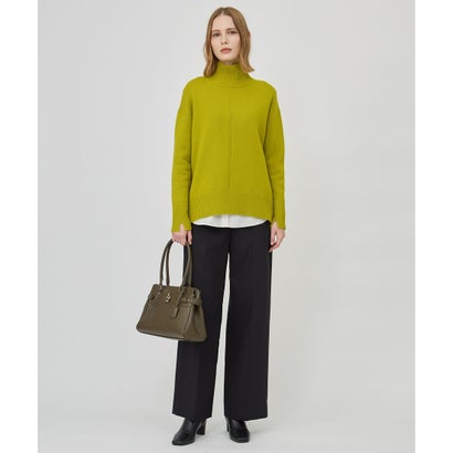 ソフトカシミヤミックス ハイネックニット （トープ）｜詳細画像