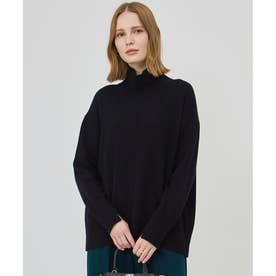 ソフトカシミヤミックス ハイネックニット （ブラック）