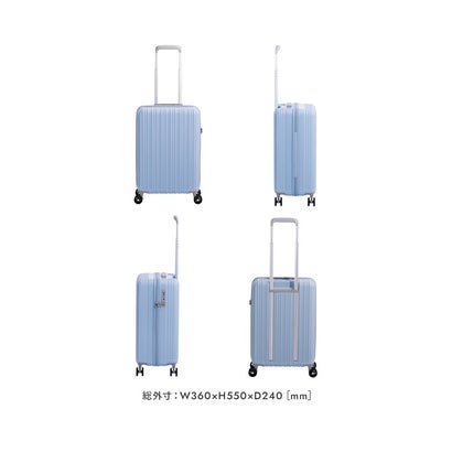 アジア・ラゲージ Asia Luggage アジア・ラゲージ マジカルイス ジッパータイプ スーツケース Sサイズ SS 機内持ち込み Asia Luggage Inc.（A.L.I） Magicalou （グレー）｜詳細画像