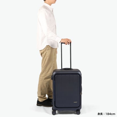 アジア・ラゲージ Asia Luggage 正規品10年保証 スーツケース キャリーケース 双輪 旅行 フロントオープン TSAロック ストッパー付き日本製 MAXBOX Rivetless Frame 65L MX-8011RV-24 （亜麻色）｜詳細画像