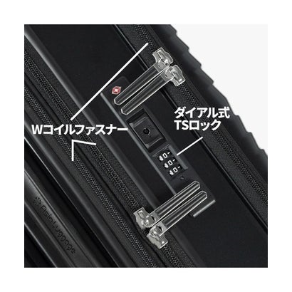 アジアラゲージ スーツケース Sサイズ ALI-175-18FW （クロームシルバー）｜詳細画像