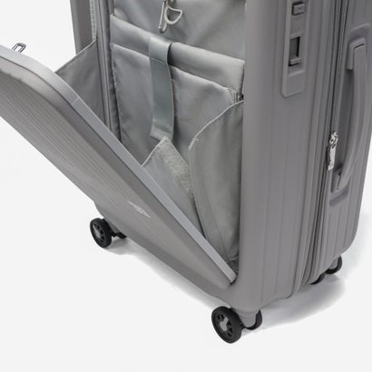 アジア・ラゲージ Asia Luggage スーツケース 機内持ち込み フロントオープン 拡張 静音キャスター PC収納 14inch 抗菌加工 TSロック USBポート 37L-44L Pitaflat PIF-8811-18W （ブラック）｜詳細画像