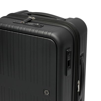 アジア・ラゲージ Asia Luggage スーツケース 機内持ち込み フロントオープン 拡張 静音キャスター PC収納 14inch 抗菌加工 TSロック USBポート 37L-44L Pitaflat PIF-8811-18W （ブラック）｜詳細画像