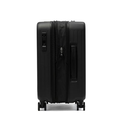 アジア・ラゲージ Asia Luggage スーツケース 機内持ち込み フロントオープン 拡張 静音キャスター PC収納 14inch 抗菌加工 TSロック USBポート 37L-44L Pitaflat PIF-8811-18W （ウォームグレー）｜詳細画像