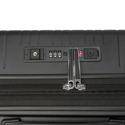 アジア・ラゲージ Asia Luggage スーツケース 機内持ち込み フロントオープン 拡張 静音キャスター PC収納 14inch 抗菌加工 TSロック USBポート 37L-44L Pitaflat PIF-8811-18W （ラテ）｜詳細画像