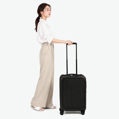 アジア・ラゲージ Asia Luggage スーツケース 機内持ち込み フロントオープン 拡張 静音キャスター PC収納 14inch 抗菌加工 TSロック USBポート 37L-44L Pitaflat PIF-8811-18W （テラコッタ）｜詳細画像
