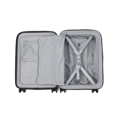 アジア・ラゲージ Asia Luggage スーツケース 機内持ち込み フロントオープン 拡張 静音キャスター PC収納 14inch 抗菌加工 TSロック USBポート 37L-44L Pitaflat PIF-8811-18W （テラコッタ）｜詳細画像