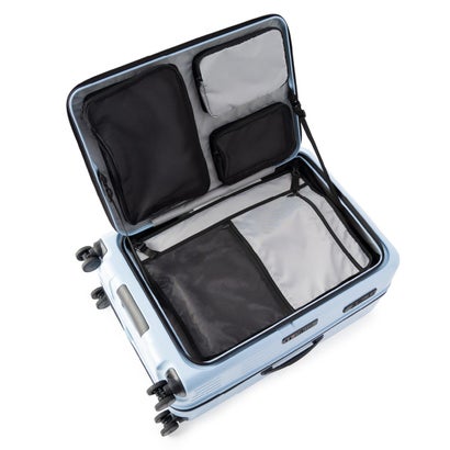 アジア・ラゲージ Asia Luggage スーツケース フロントオープン MAX BOX 100+10L キャリーケース Lサイズ 拡張 TSAロック 旅行 軽量 軽い 静音 大容量 100L-110L拡張可能 MX-8011-28W （マットバニラ）｜詳細画像