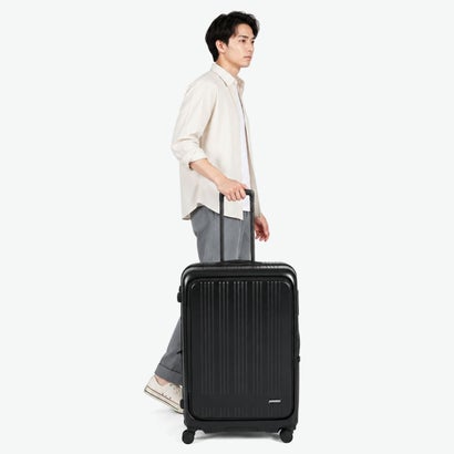 アジア・ラゲージ Asia Luggage スーツケース フロントオープン MAX BOX 100+10L キャリーケース Lサイズ 拡張 TSAロック 旅行 軽量 軽い 静音 大容量 100L-110L拡張可能 MX-8011-28W （マットアッシュグリーン）｜詳細画像