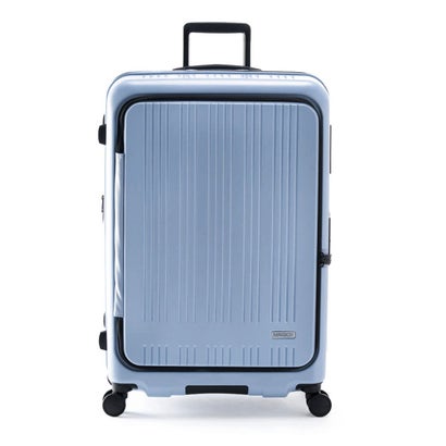 アジア・ラゲージ Asia Luggage スーツケース フロントオープン MAX BOX 100+10L キャリーケース Lサイズ 拡張 TSAロック 旅行 軽量 軽い 静音 大容量 100L-110L拡張可能 MX-8011-28W （マットアッシュグリーン）｜詳細画像