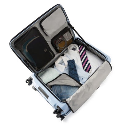 アジア・ラゲージ Asia Luggage スーツケース フロントオープン MAX BOX 100+10L キャリーケース Lサイズ 拡張 TSAロック 旅行 軽量 軽い 静音 大容量 100L-110L拡張可能 MX-8011-28W （マットアッシュグリーン）｜詳細画像