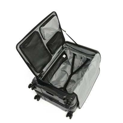 アジア・ラゲージ Asia Luggage スーツケース フロントオープン MAX BOX 100+10L キャリーケース Lサイズ 拡張 TSAロック 旅行 軽量 軽い 静音 大容量 100L-110L拡張可能 MX-8011-28W （マットアッシュグリーン）｜詳細画像