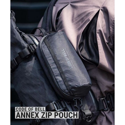 ANNEX ZIP POUCH アネックス ジップポーチ CODF-PCH-BLK （BLACK/ブラック）｜詳細画像