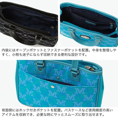トートバッグ ハンドバッグ メンズ  レディース 2WAY 斜め掛け ブランド 小さめ 手持ち ショルダー ストラップ 自立 キャンバス ロゴ おしゃれ B5 ミケーレ ミニトートバッグ 267522 （シロ）｜詳細画像