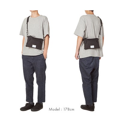 サンドクヴィスト サコッシュ B6用紙サイズ SANDQVIST URBAN OUTDOOR ludvig （イエローグリーン）｜詳細画像