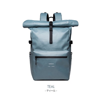 サンドクヴィスト リュック メンズ ブランド 撥水 防水 ロールトップ 18L SANDQVIST RUBEN （ダークオリーブ）｜詳細画像