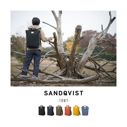 サンドクヴィスト リュック バックパック メンズ レディース サンドクビスト SANDQVIST ground tony （イエロー）｜詳細画像