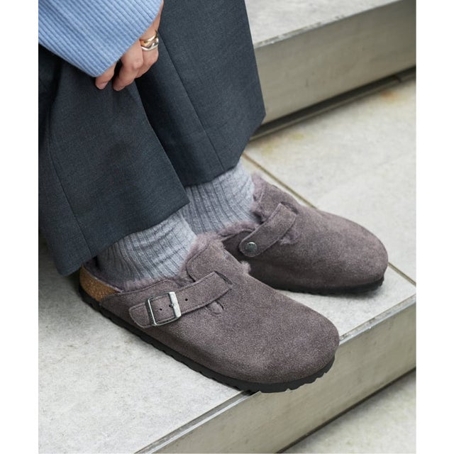 《予約》BIRKENSTOCK/ビルケンシュトック BOSTON SHEARLING N259883/1033166 （グレー）