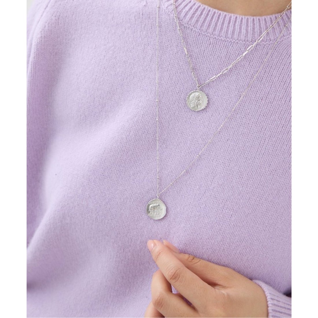 イエナ IENA MARIHA/マリハ 別注 COIN*62 スタッド ネックレス 