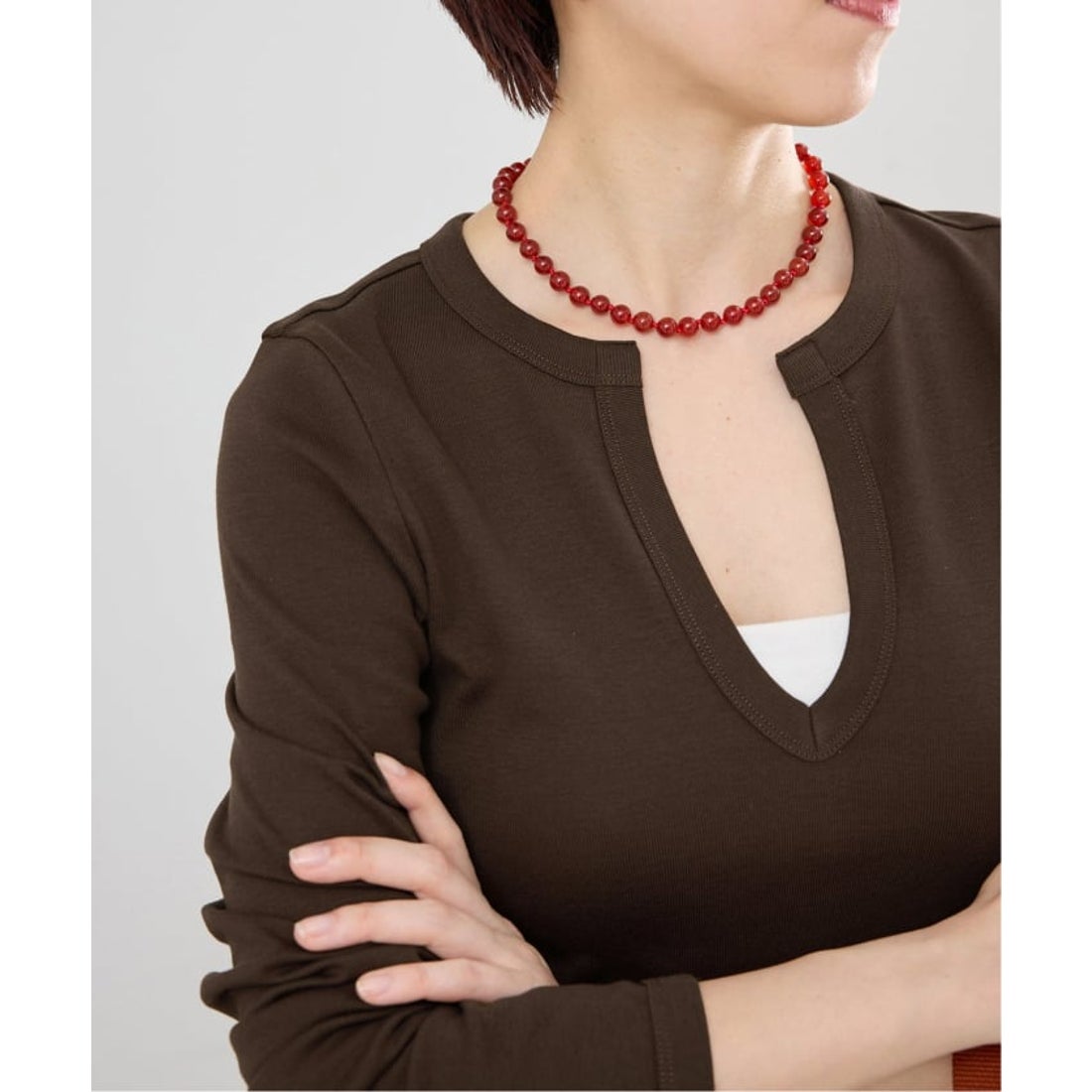 イエナ IENA EO/イオ ROUND STONE NECKLACE ネックレス BO26SS－56