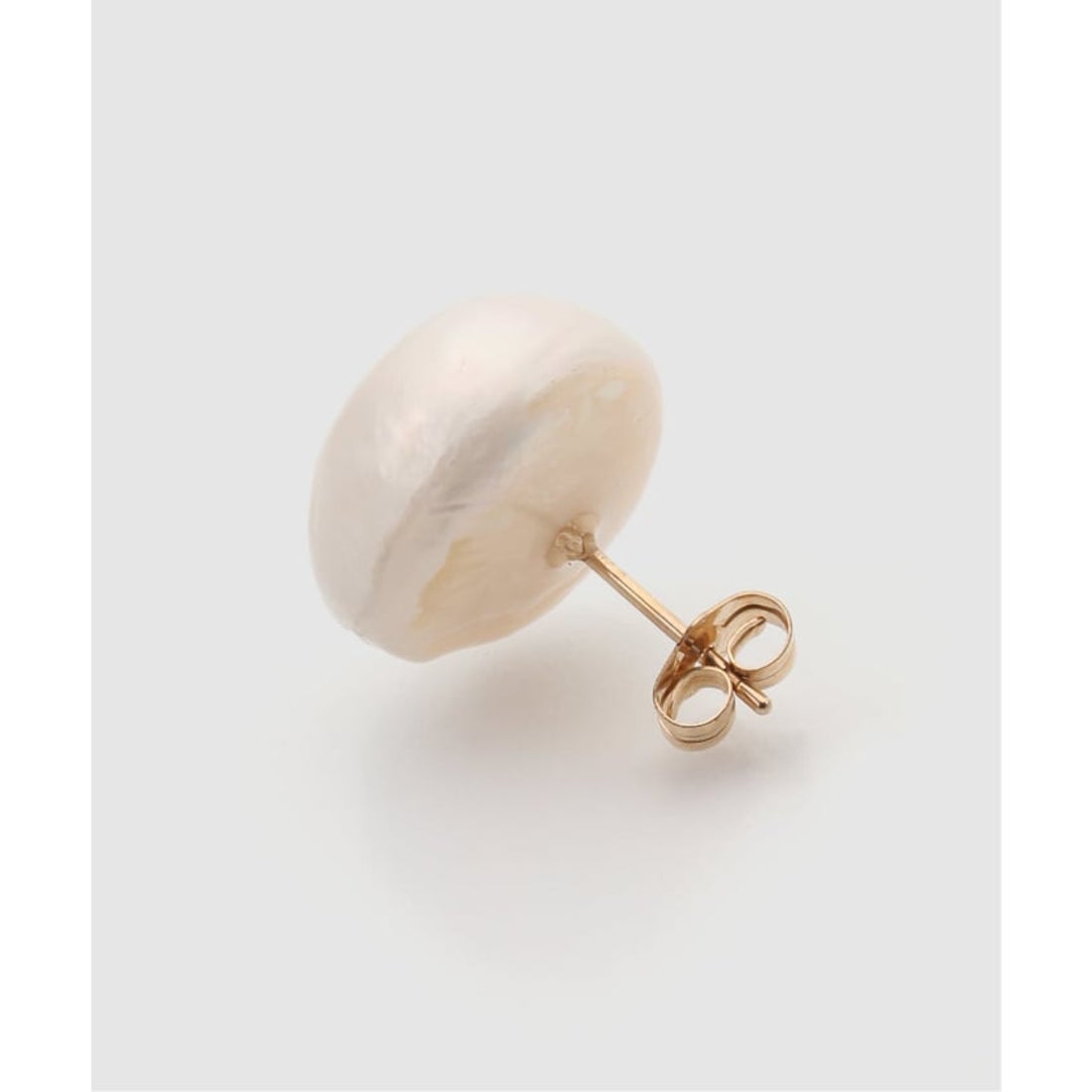 新品未使用！AGARDEN OF EDEN x IENA パールピアス　K10 イエナ IENA GARDEN OF EDEN/ガーデン オブ エデン Button Pearl pirce