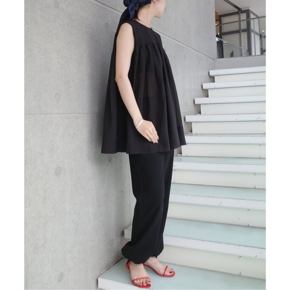 イエナ IENA 《一部店舗限定》Maison IENA シアーノースリーブブラウス 