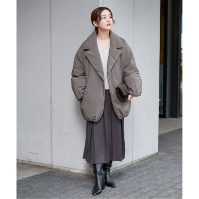 イエナ IENA 《追加3予約/WEB＆仙台店限定カラーあり》ARTIROSA撥水テイラーコクーンダウン（グレー）｜詳細画像