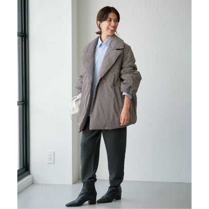 イエナ IENA 《追加3予約/WEB＆仙台店限定カラーあり》ARTIROSA撥水テイラーコクーンダウン（グレー）｜詳細画像