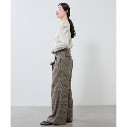 ywy/ワイワイ 別注 TUCK SLEEVE TOPS EX カットソー TUCK SLV VNTG （グレー）｜詳細画像