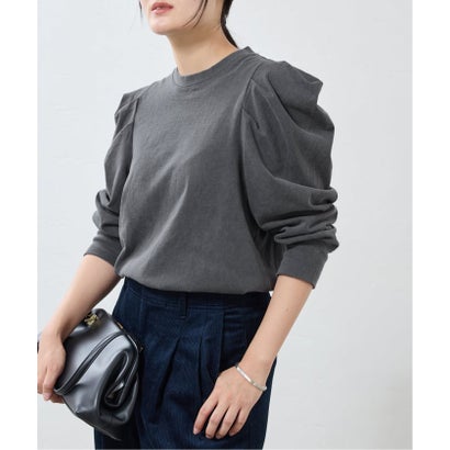ywy/ワイワイ 別注 TUCK SLEEVE TOPS EX カットソー TUCK SLV VNTG （グレー）｜詳細画像