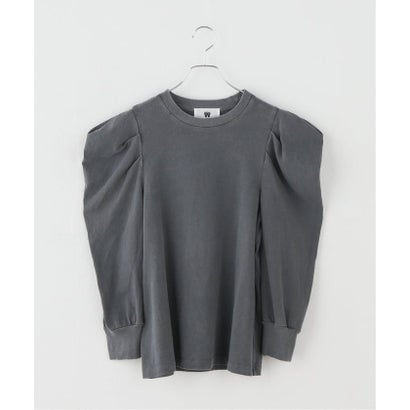 ywy/ワイワイ 別注 TUCK SLEEVE TOPS EX カットソー TUCK SLV VNTG （グレー）｜詳細画像