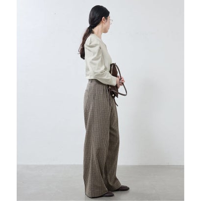 ywy/ワイワイ 別注 TUCK SLEEVE TOPS EX カットソー TUCK SLV VNTG （グレー）｜詳細画像