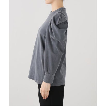 ywy/ワイワイ 別注 TUCK SLEEVE TOPS EX カットソー TUCK SLV VNTG （グレー）｜詳細画像