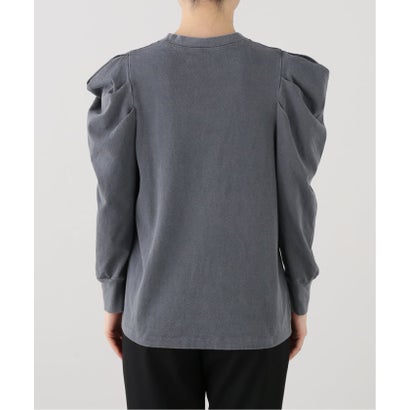 ywy/ワイワイ 別注 TUCK SLEEVE TOPS EX カットソー TUCK SLV VNTG （グレー）｜詳細画像