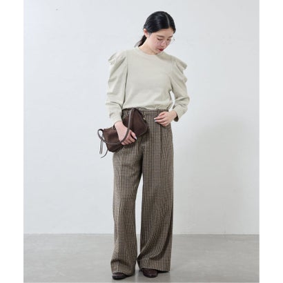 ywy/ワイワイ 別注 TUCK SLEEVE TOPS EX カットソー TUCK SLV VNTG （グレー）｜詳細画像