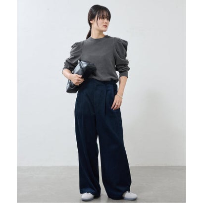 ywy/ワイワイ 別注 TUCK SLEEVE TOPS EX カットソー TUCK SLV VNTG （グレー）｜詳細画像