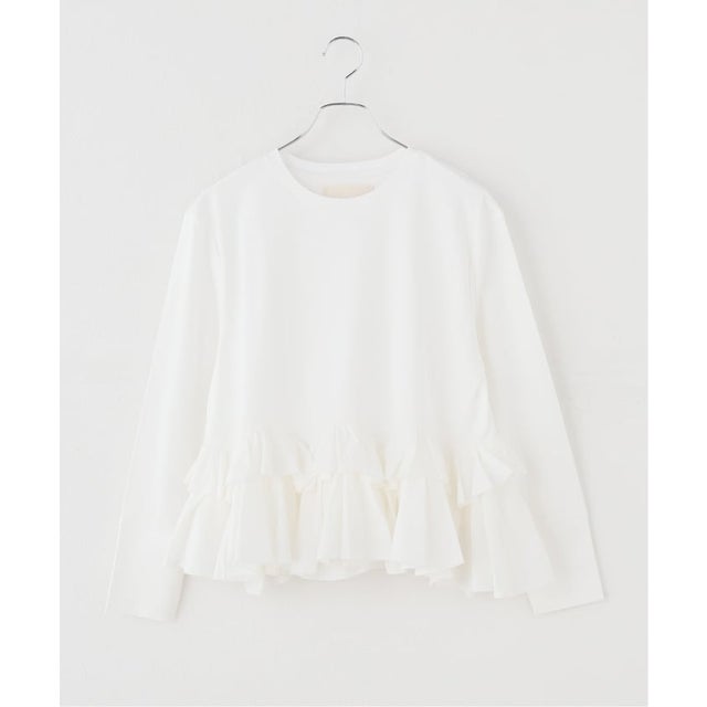 MARILYN MOON/マリリンムーン ruffle top カットソー 4264-182 （ホワイト）