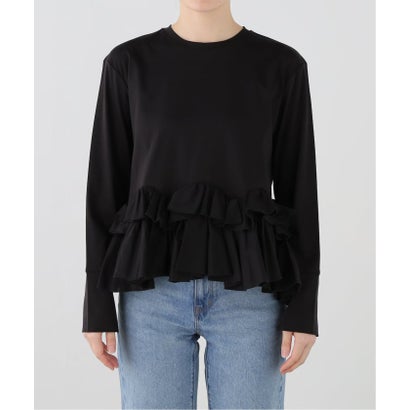 イエナ IENA MARILYN MOON/マリリンムーン ruffle top カットソー 4264-182 （ブラック）｜詳細画像