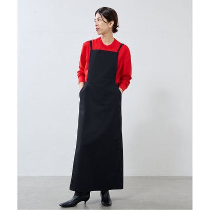 《一部店舗限定》Maison IENA エプロンワンピース（ブラック）｜詳細画像