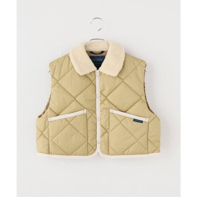 LAVENHAM/ラベンハム BIG QUILT VEST ベスト LV14115624 （ベージュ）