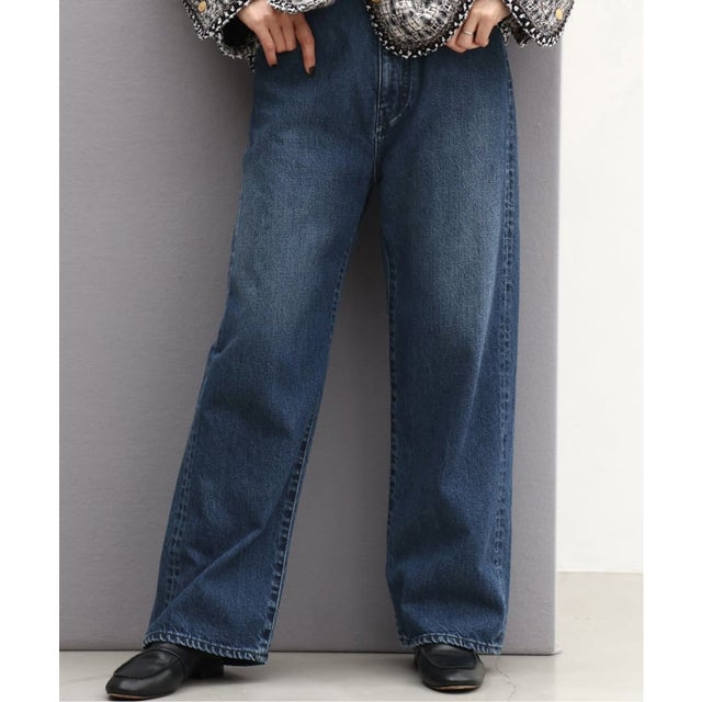 《35TH》THE STRAIGHT DENIM PANTS（ブルー）